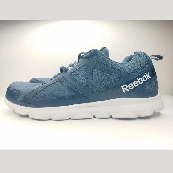 Mens Reebok Memory Foam running shoes Color Blue - Picture 3 of 8